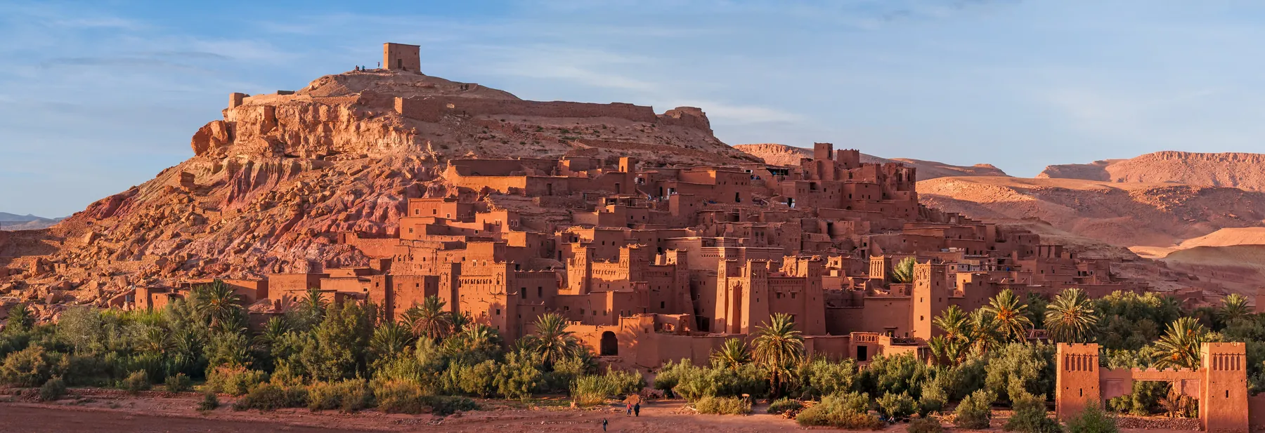 Panorámica de la kasbah de Aït Ben Haddou