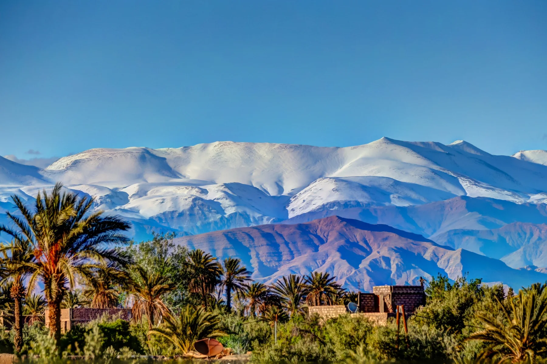 Paisaje y arquitectura en las montañas del Atlas